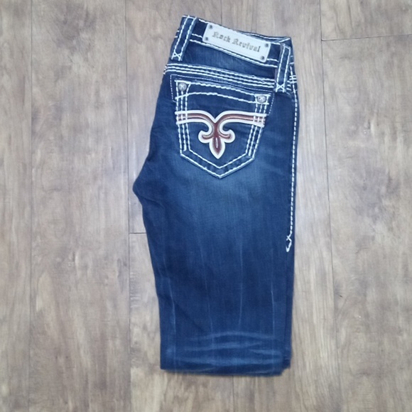 Rock Revival Women's Jeans Size 26 Skinny Venus 31 Inseam - Picture 2 of 10